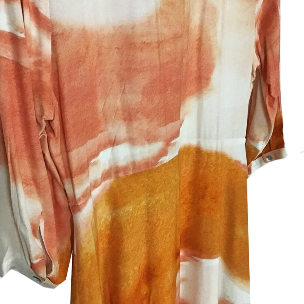 Dolan Anthropologie Cora Tie Dye Midi Dress - Picture 7 of 13